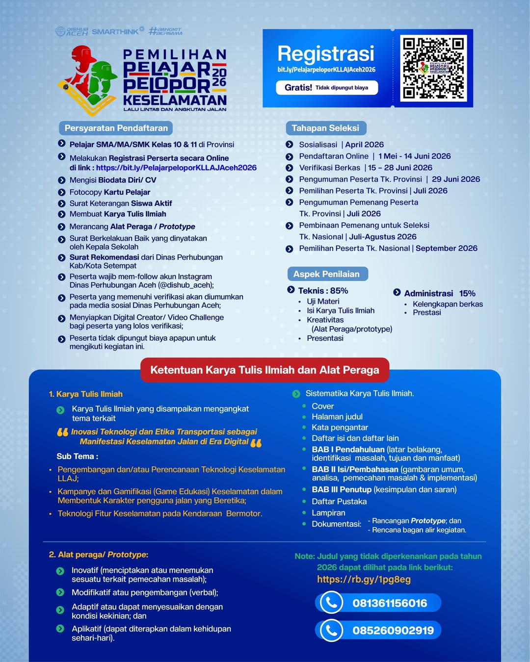 Pelajar Pelopor Keselamatan Lalu Lintas dan Angkutan Jalan (LLAJ) tahun 2026 - Image 2