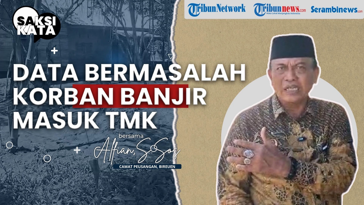 Banjir Peusangan: Data Korban Bermasalah, Warga Masih Terlunta