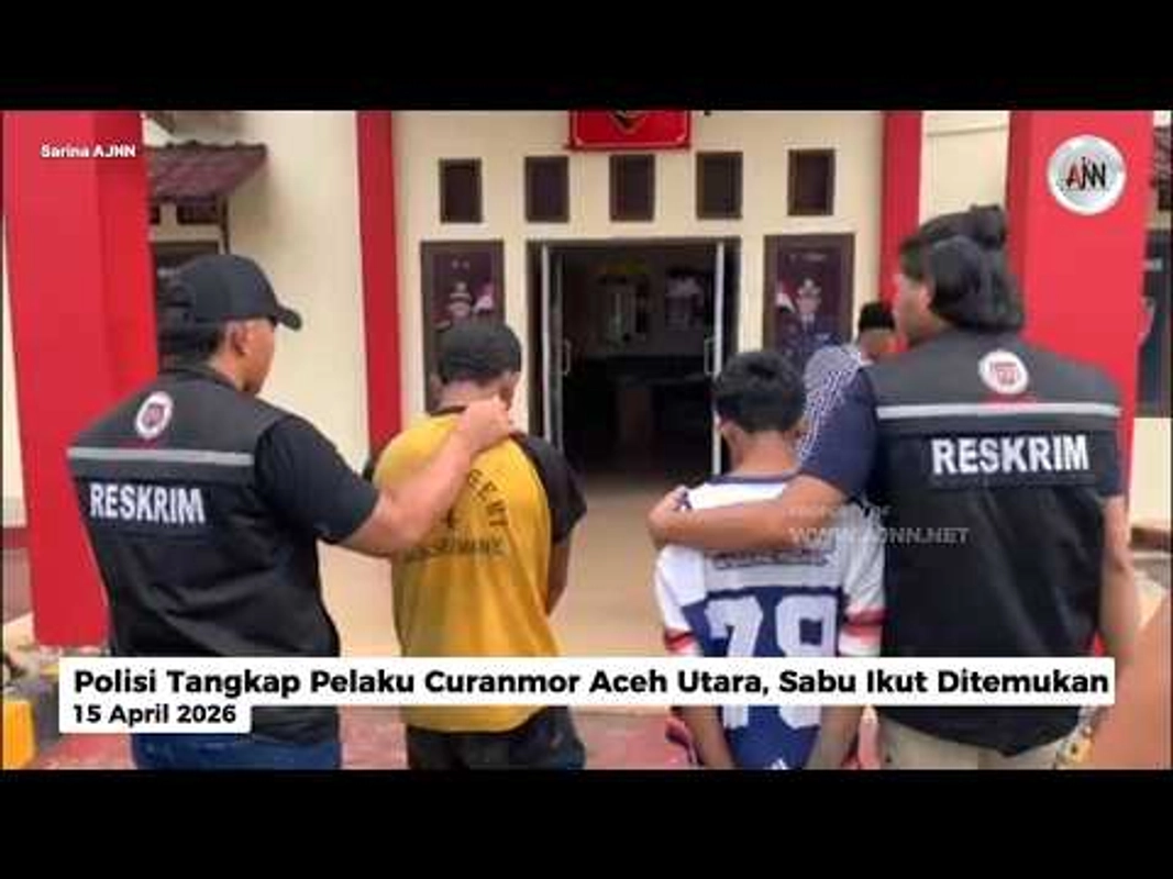 Polisi Tangkap Pelaku Curanmor di Aceh Utara, Sabu Ditemukan