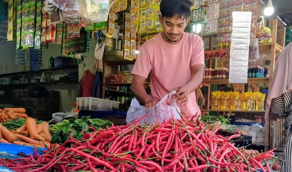Harga Cabai dan Bahan Pokok Stabil Pasca Lebaran di Aceh Barat Daya