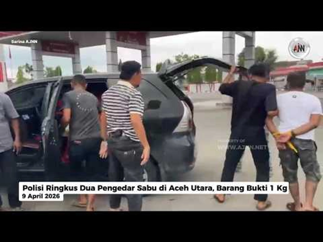 Polisi Ringkus Dua Pengedar Sabu di Aceh Utara, Barang Bukti Satu Kilogram