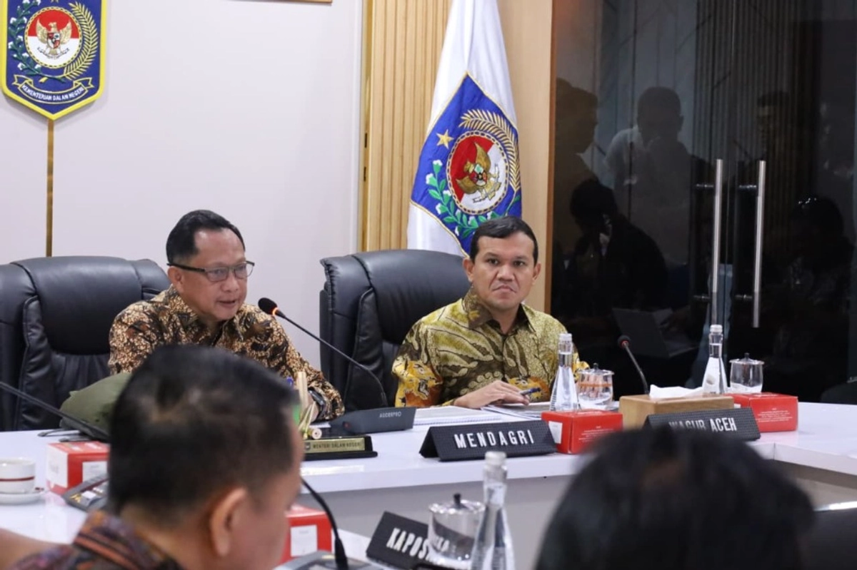 Wagub Aceh Perkuat Koordinasi dengan Kemendagri dan Satgas PRR untuk Penguatan Fiskal Daerah serta Percepatan Pemulihan Aceh