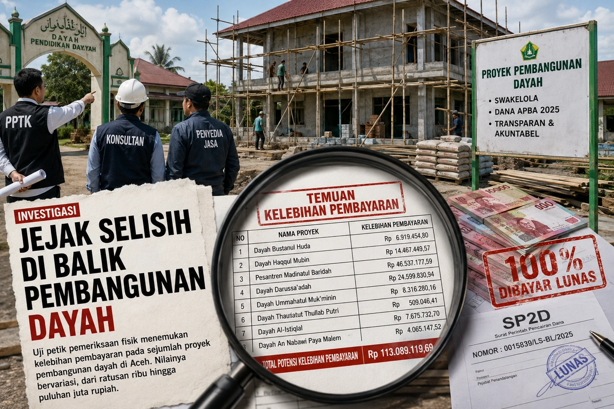 Warga Aceh Khawatir: Kelebihan Pembayaran Dayah Rp46,5 Juta