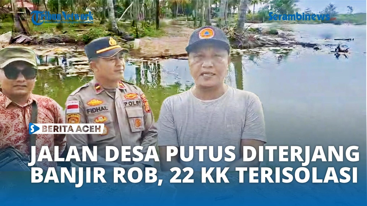 : Warga Desa Alue Kuta Bireuen Terisolasi, 22 KK Tak Boleh Jalan
