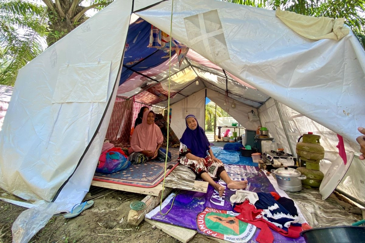 19 Ribu Warga Aceh Utara Masih Mengungsi di Tenda Darurat Pasca Banjir