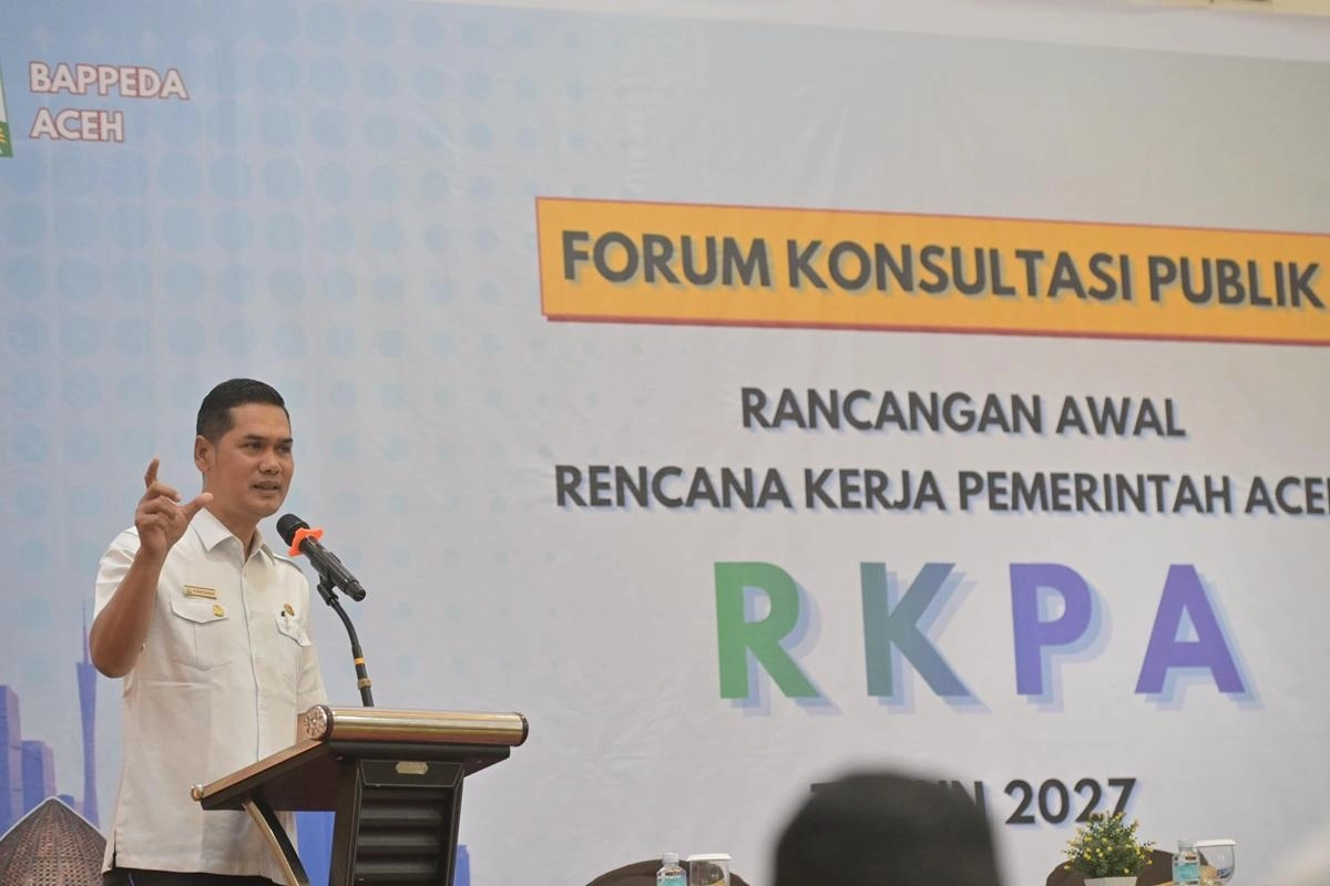 Forum Konsultasi Publik RKPA 2027: Sekda Aceh Dorong Sinergi Pembangunan Pasca Bencana
