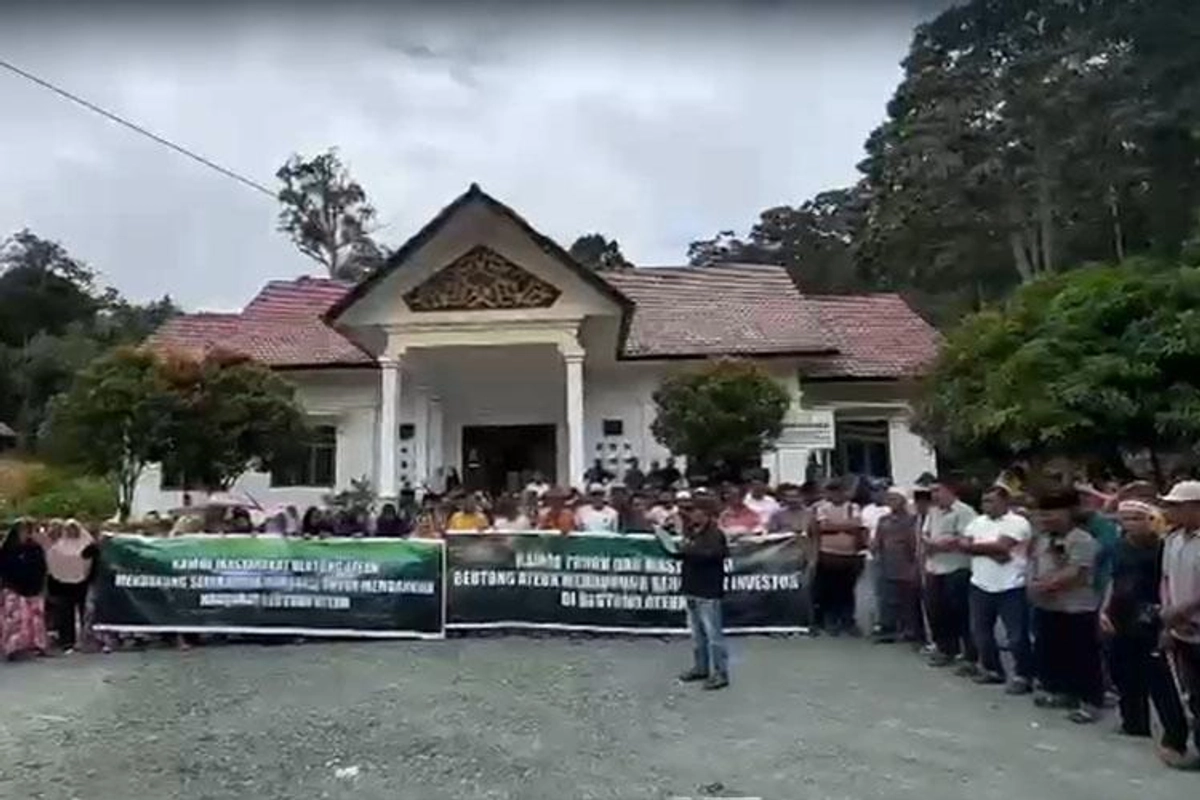 Masyarakat Nagan Raya Tolak Investasi Tambang Rp200 Triliun di Beutong
