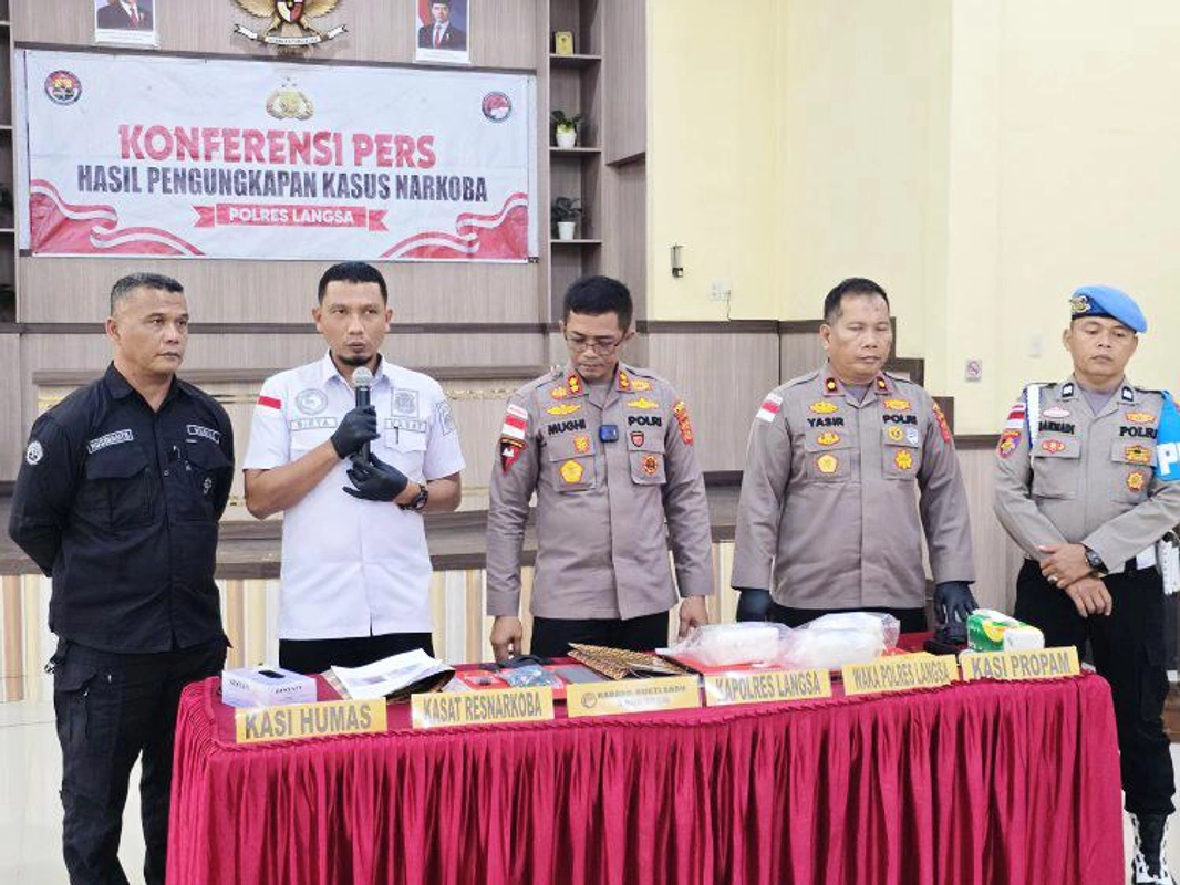 Polres Langsa amankan 3 Kg sabu, mengurangi risiko 24.448 warga Aceh
