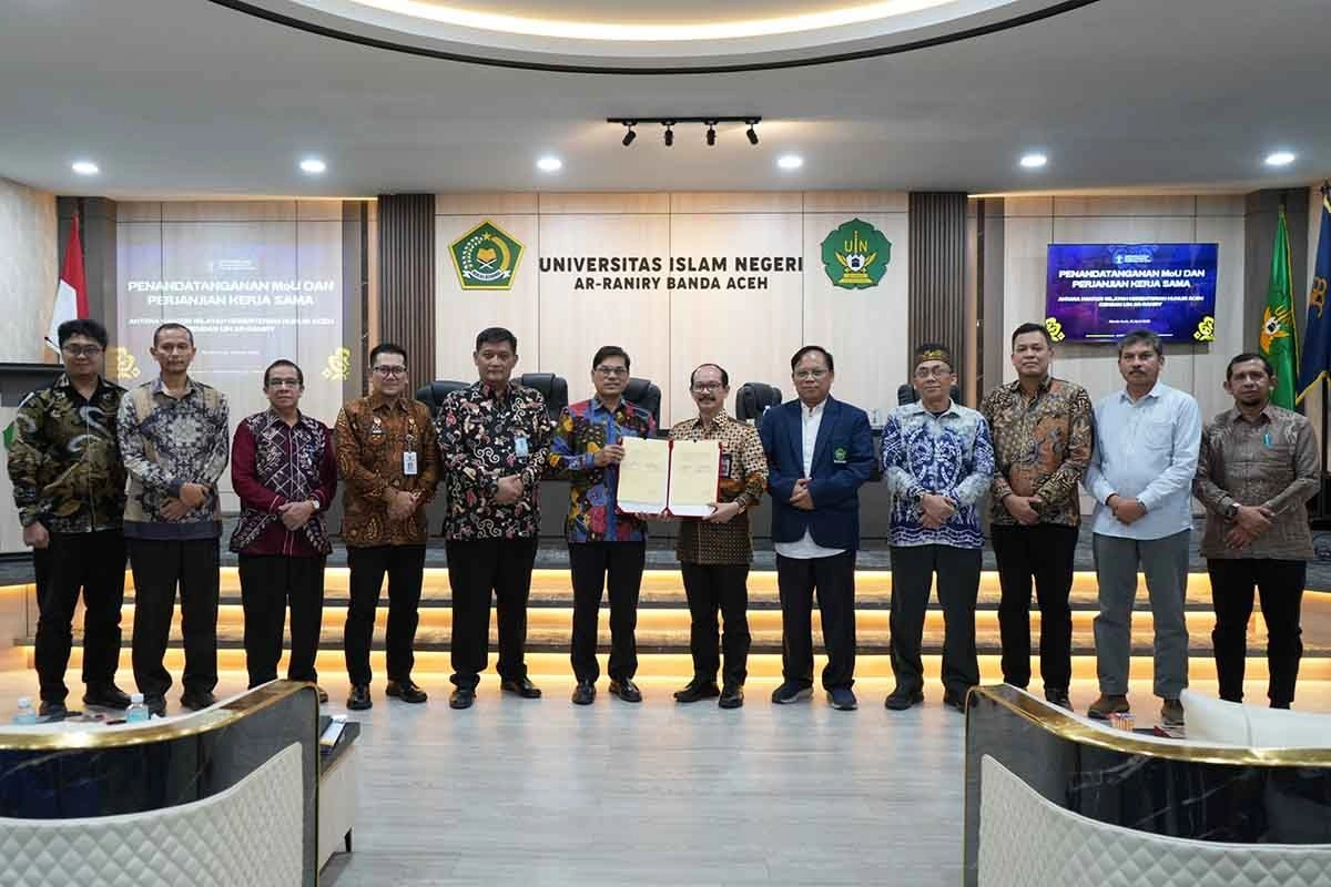 Kemenkum Aceh dan UIN Ar-Raniry Lindungi Riset Akademis dengan MoU