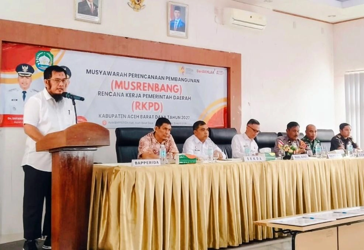 Musrenbang RKPD 2027 Aceh Barat Daya Pastikan Pembangunan Sesuai RPJMD