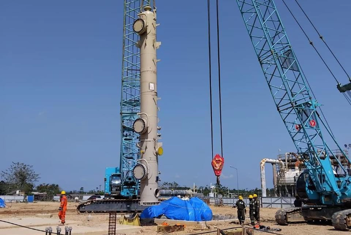 Proyek Gas Arun 70 Persen, Dongkrak Penjualan Gas Aceh Utara