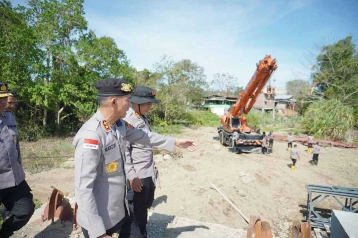 Polda Aceh percepat jembatan untuk 7.000 warga terdampak bencana
