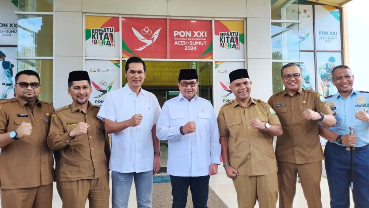 Sekda Aceh Pimpin Rapim Percepatan APBA 2026, Lanjut Sambut Menekraf di Bandara SIM