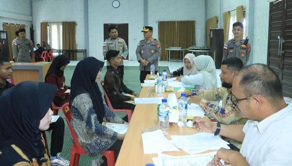 Kapolres Aceh Utara Waspadai Penipuan Seleksi Polri 2026 di Lhoksukon