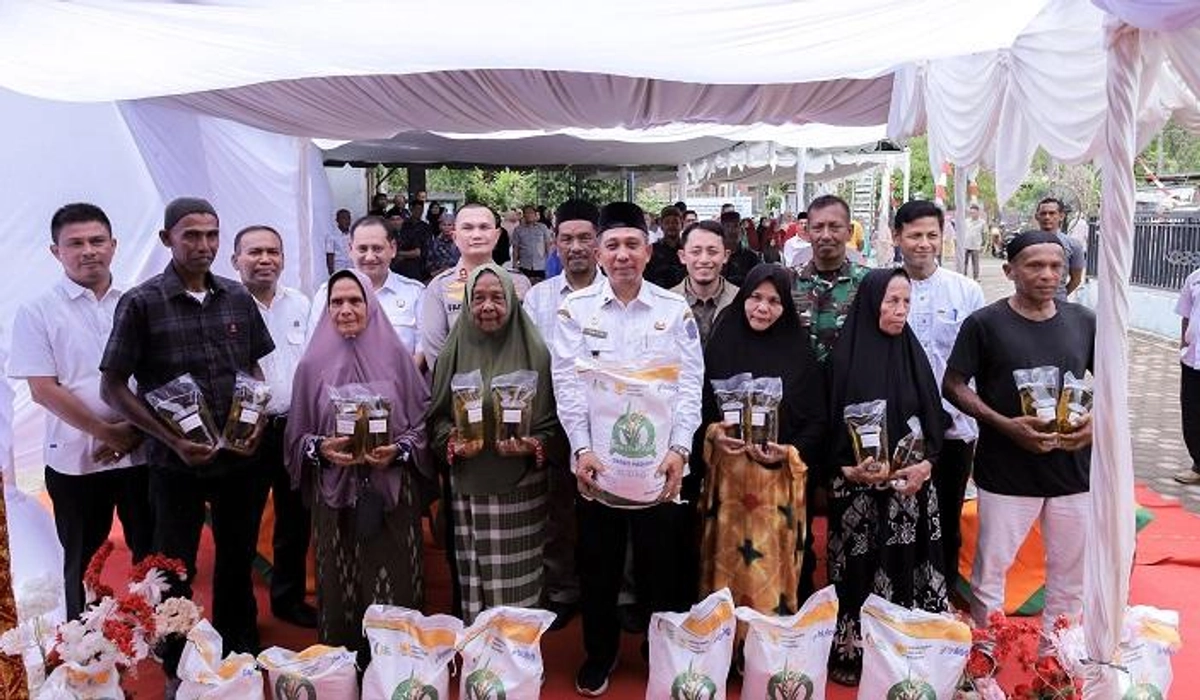 31.512 KPM Pidie Jaya Terima Bantuan Pangan Dua Bulan, Beras 10 Kg dan Minyak 2 Kg