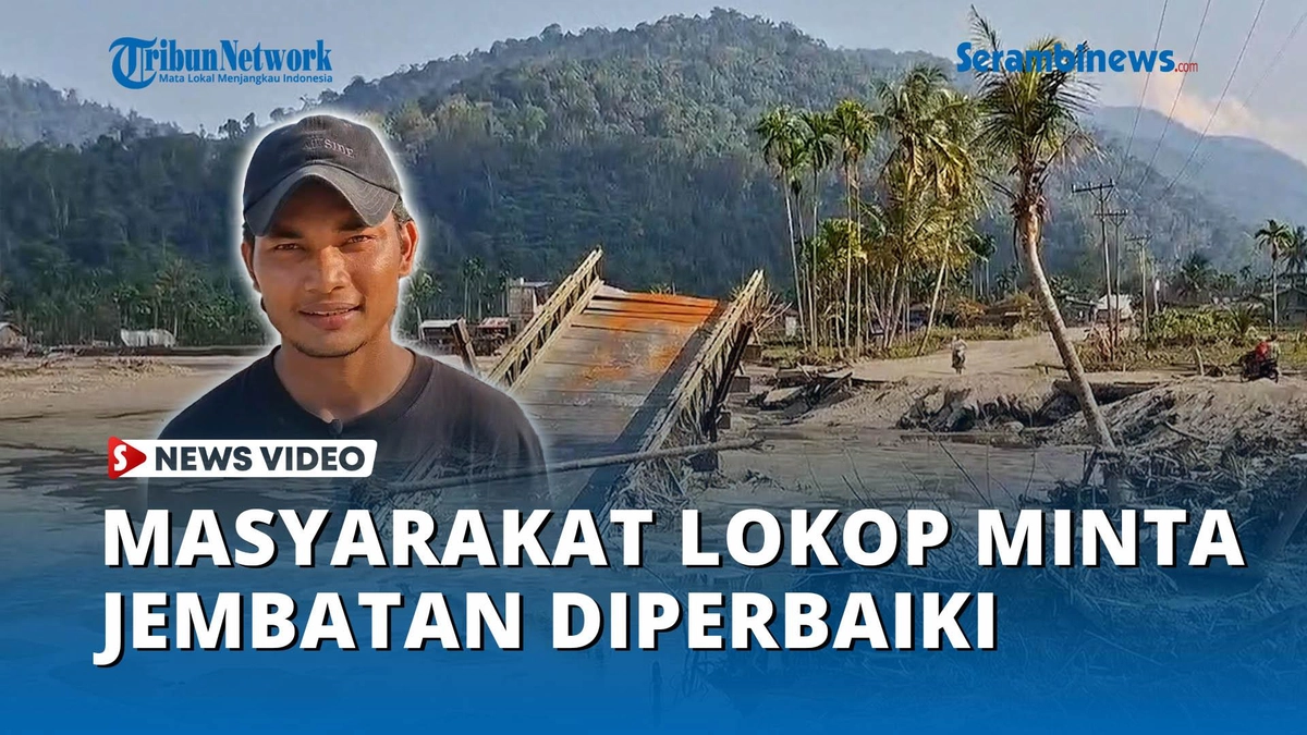 Jembatan Putus di Serbajadi Aceh Timur, Warga Minta Jembatan Bailey