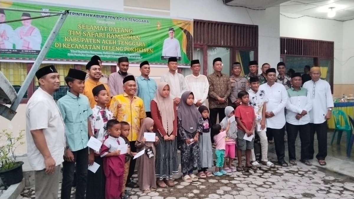 Tim V Safari Ramadhan Aceh Tenggara Salurkan Santunan dan Bantuan di Depok