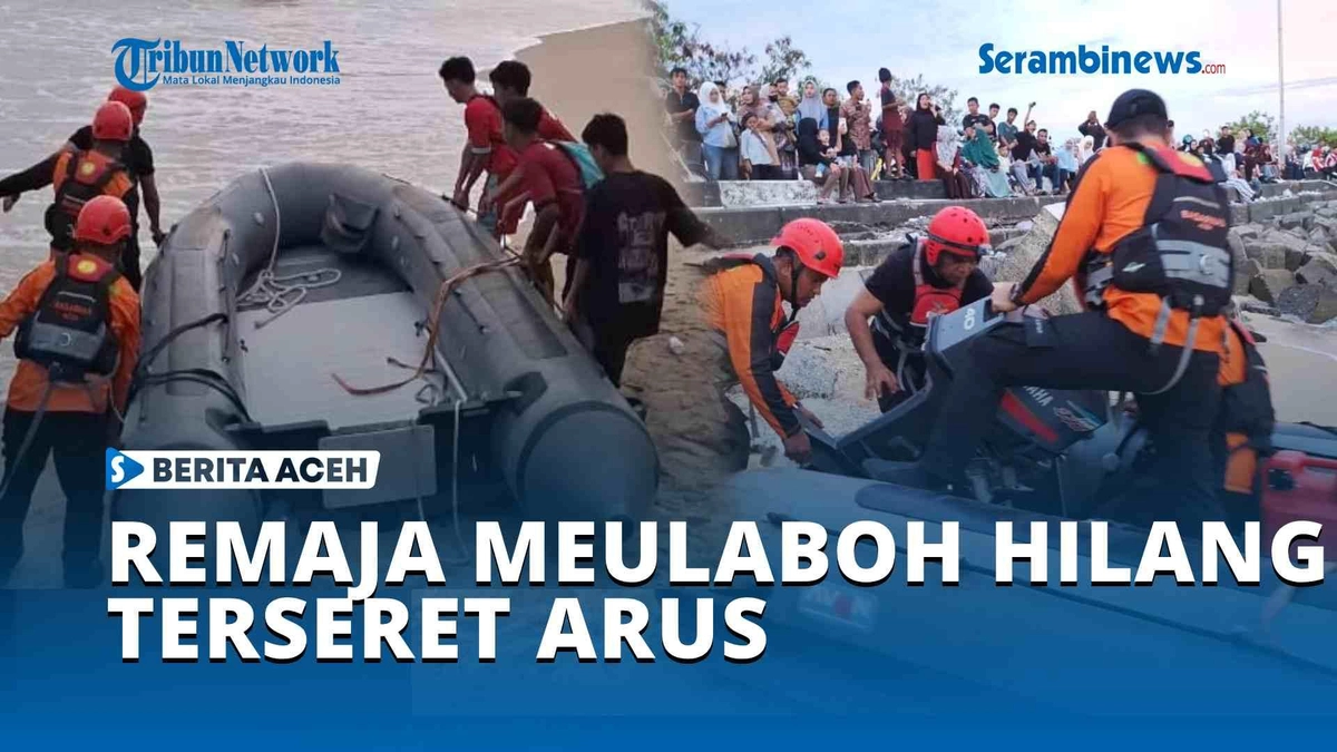 Remaja 15 Tahun Hilang di Pantai Suak Ribee, Pencarian Masih Berlaku