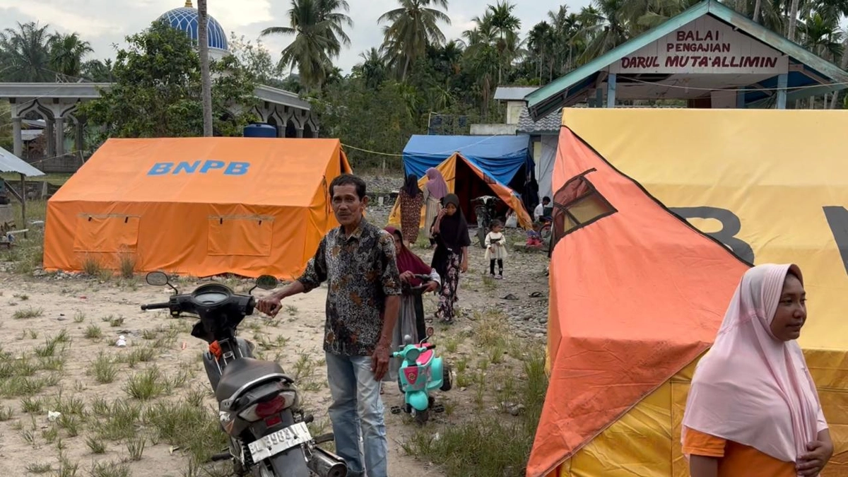 Korban Banjir Bireuen Masih di Tenda, Hunian Belum Layak sejelang Idul Adha