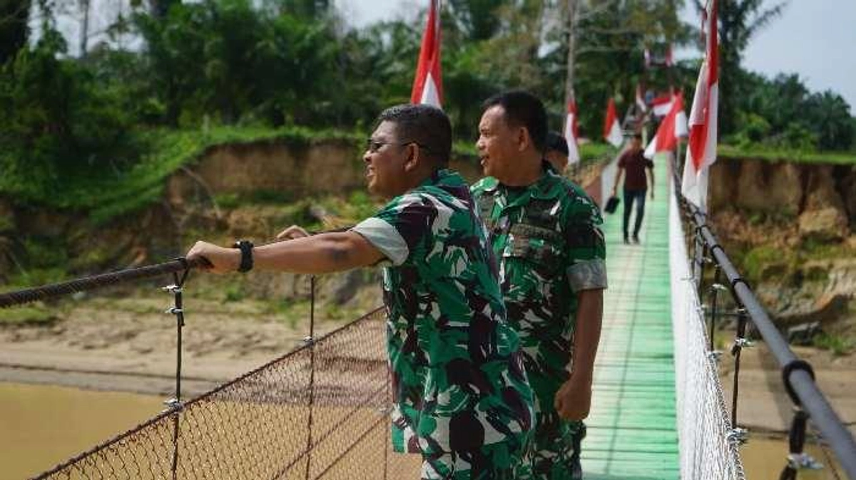 .Warga Aceh Tamiang Rasakan Kemudahan Setelah Jembatan Gantung Diresmikan