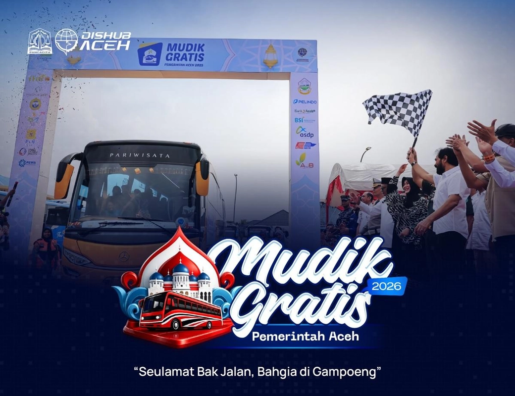 Program Mudik Gratis Pemerintah Aceh Dibuka 3 Maret, Ini Rute dan Syaratnya