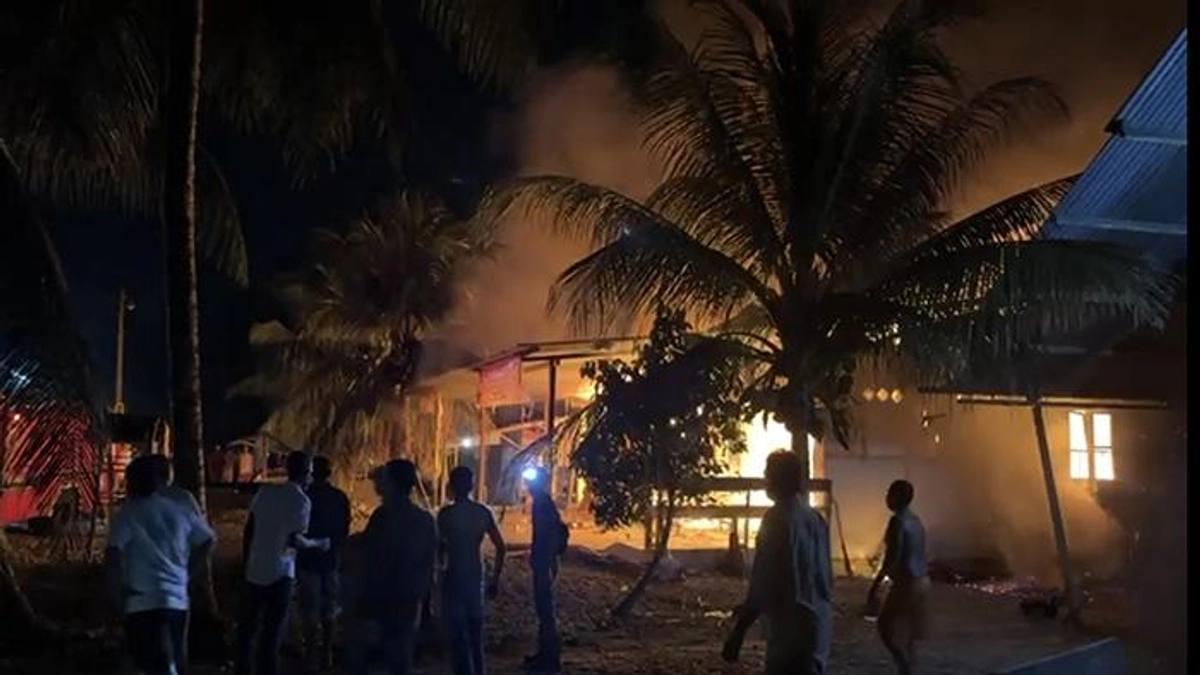 Kebakaran Pasca Tarawih di Nagan Raya, 2 Ruko Warga Ludes Tanpa Korban Jiwa