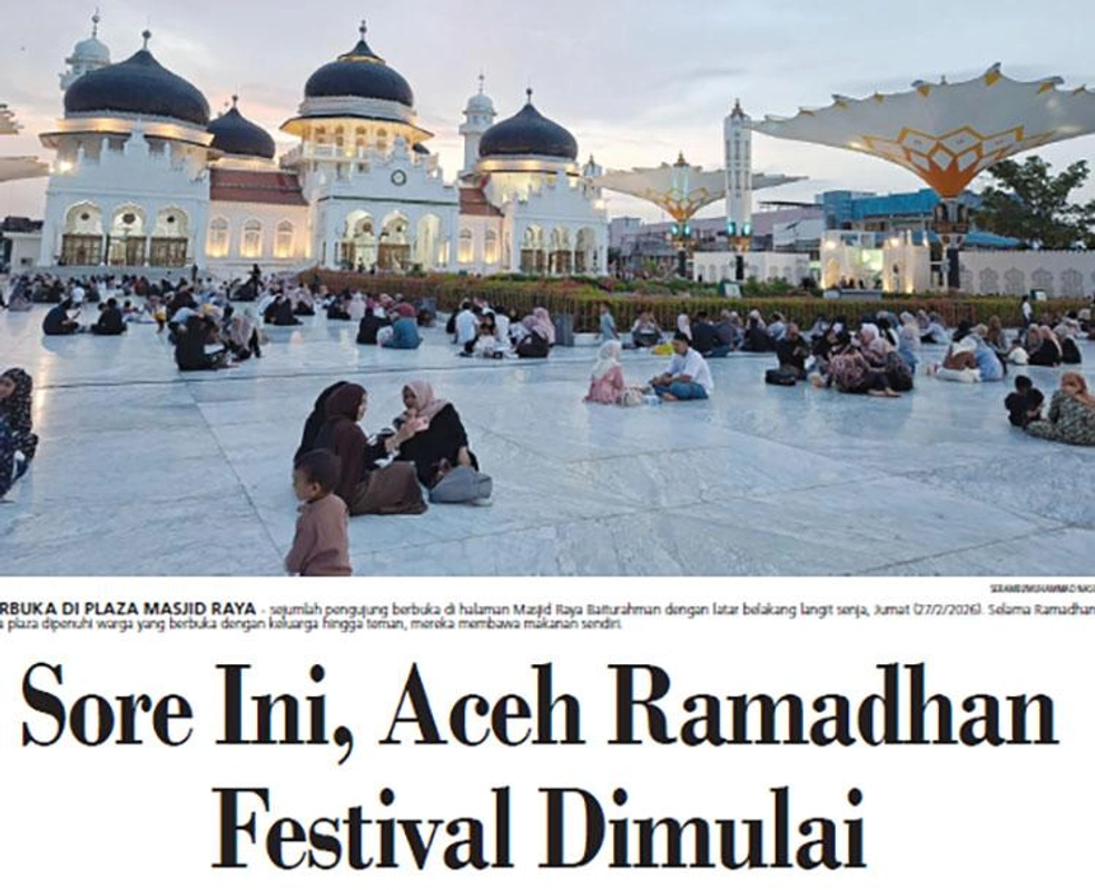 Aceh Ramadhan Festival 2026 Dimulai dengan 50 Stand UMKM dan Pameran Al-Quran