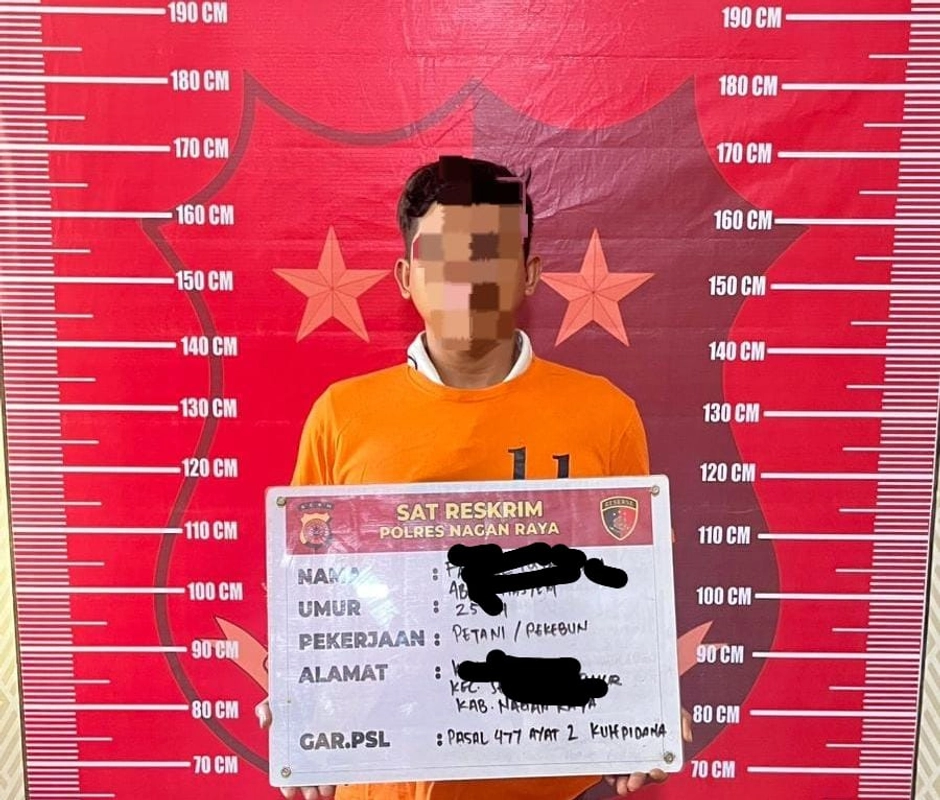 Petani Nagan Raya Ditahan Polisi Usai Curian Sawit PT Fajar Baizuri