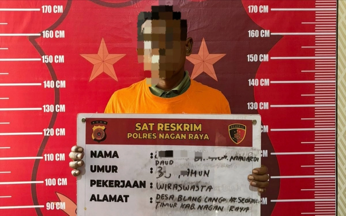Pelecehan Seksual di UKS Seunagan, Pelaku Ditahan Polres Nagan Raya