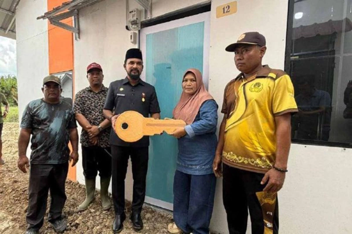 1.503 Unit Huntara di Aceh Timur Rampung, Warga Korban Bencana Siap Tempati